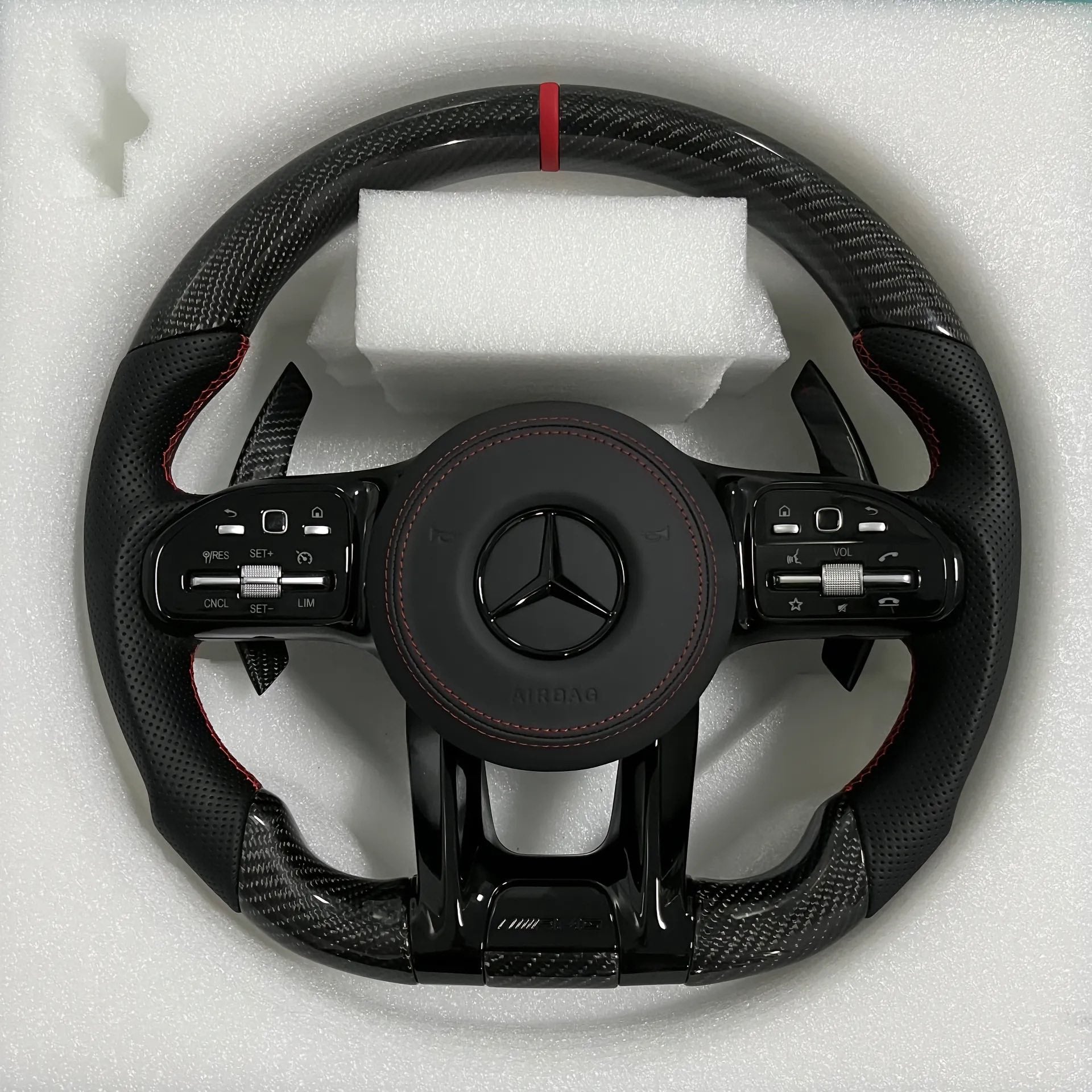 Mercedes-AMG carbon fibre steering wheel