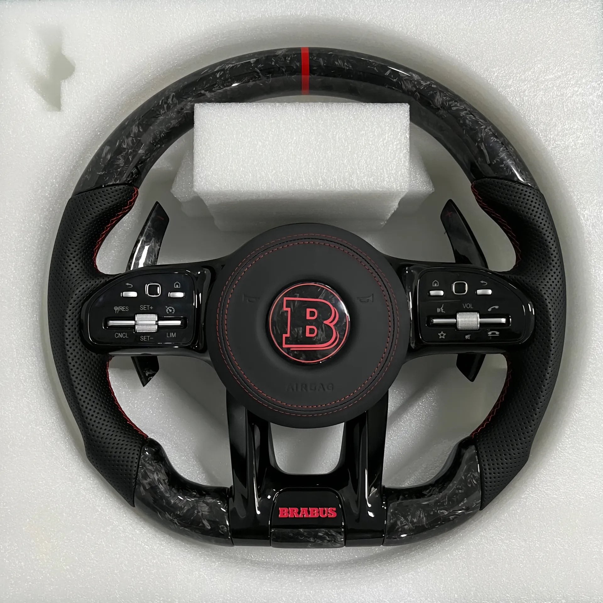 Mercedes-AMG carbon fibre steering wheel