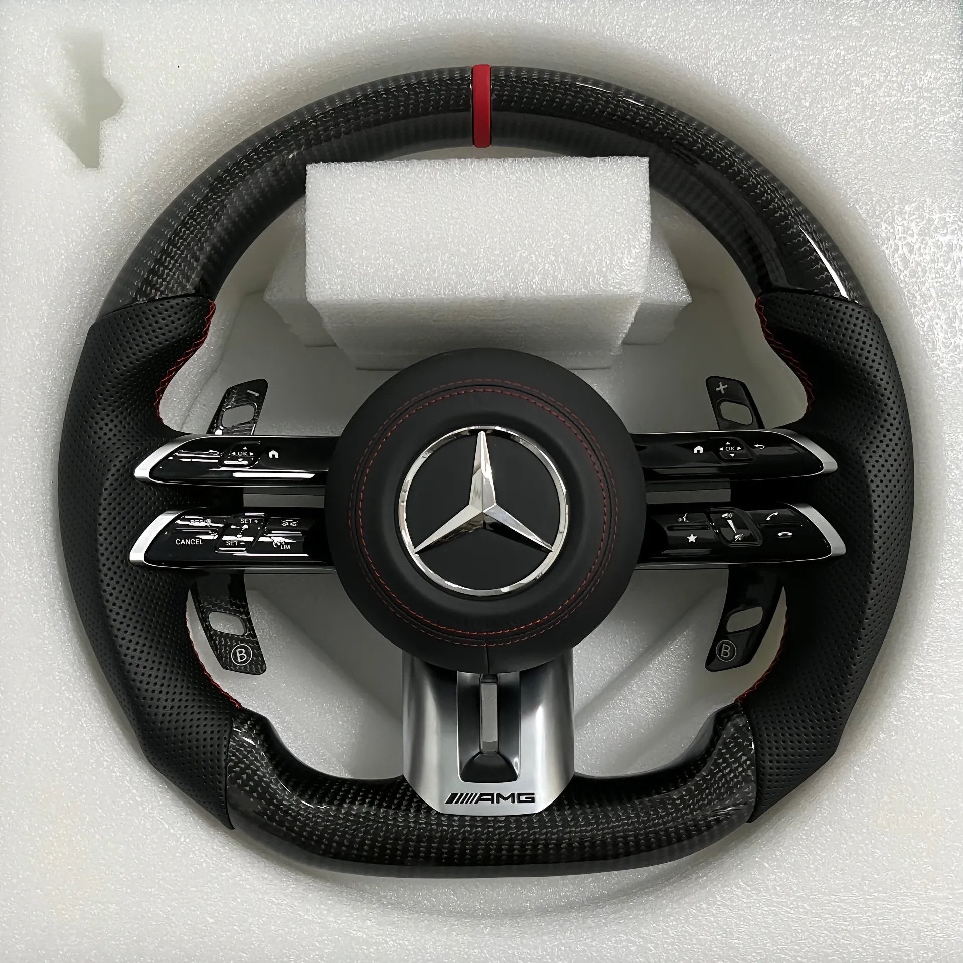 Mercedes-AMG carbon fibre steering wheel
