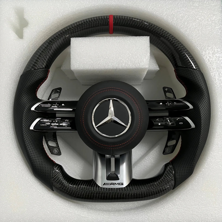 Mercedes-AMG carbon fibre steering wheel