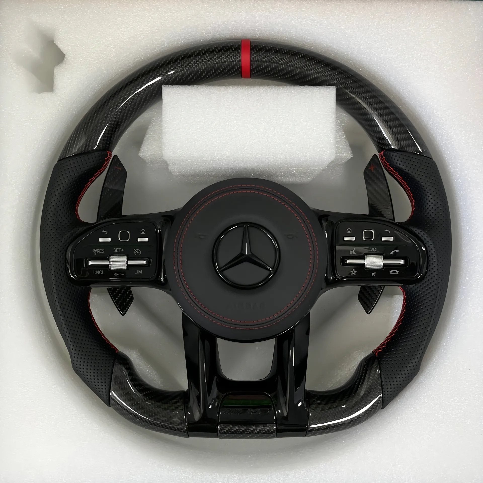 Mercedes-AMG carbon fibre steering wheel