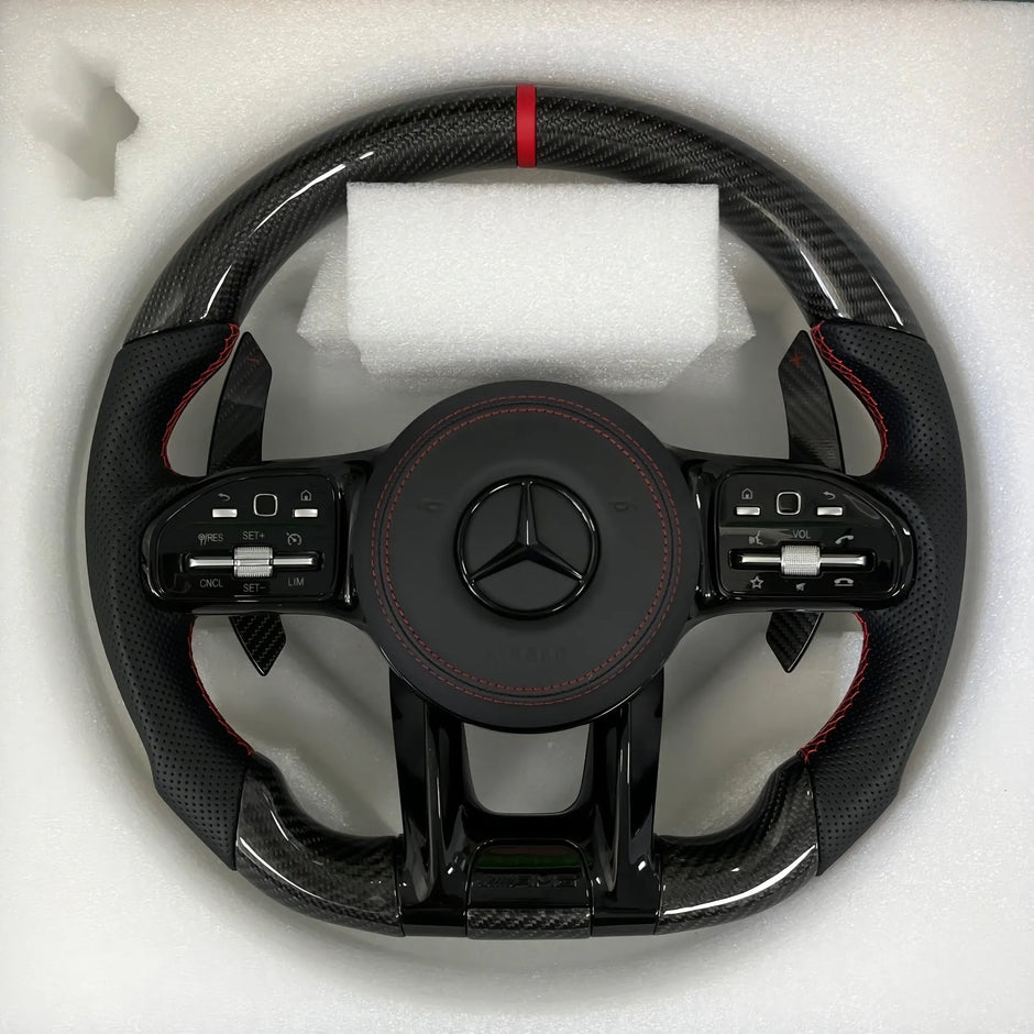 Mercedes-AMG carbon fibre steering wheel