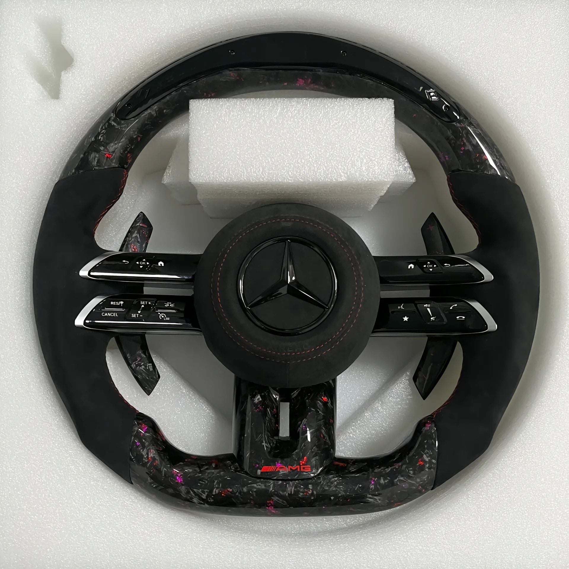 Mercedes-AMG carbon fibre steering wheel