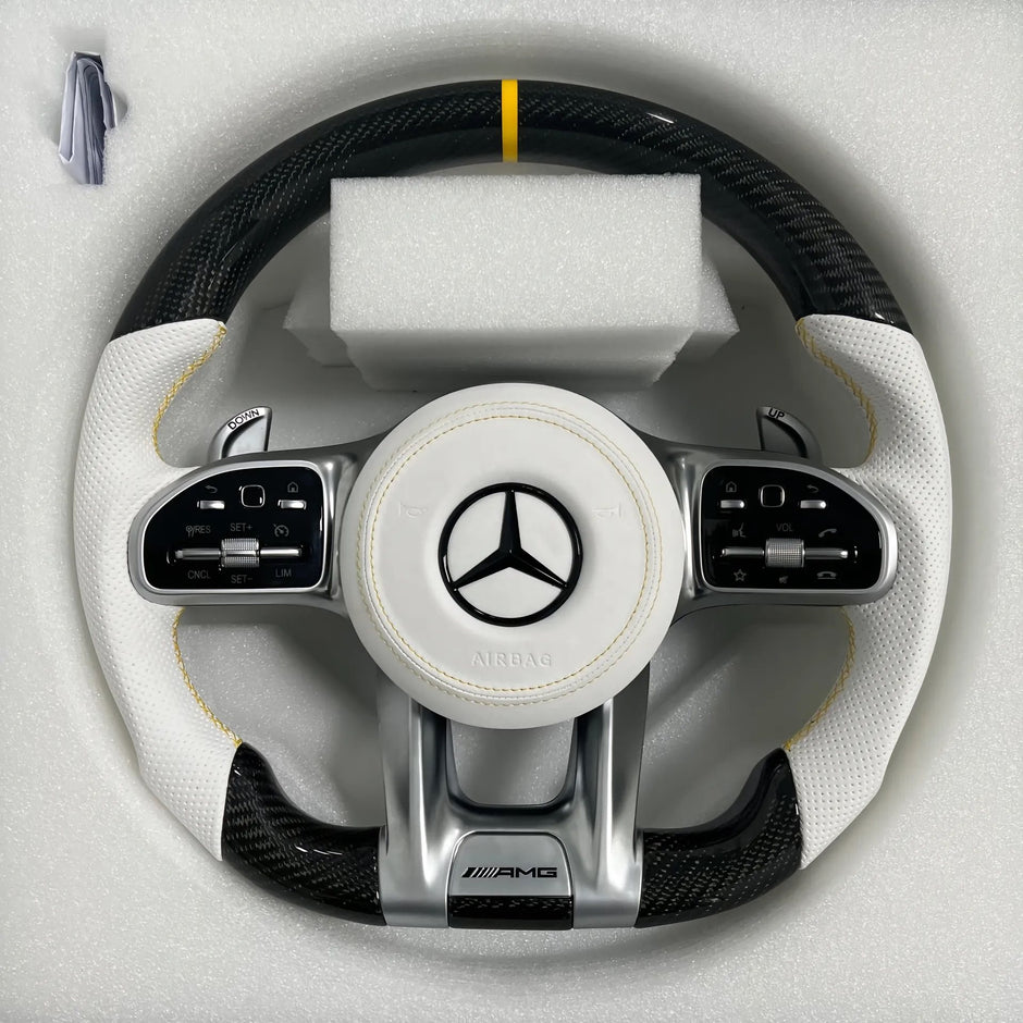 Mercedes-AMG carbon fibre steering wheel
