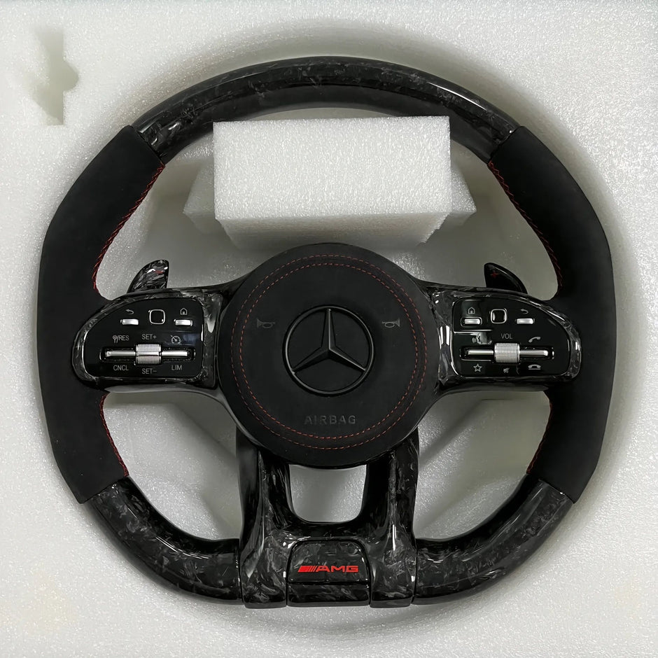 Mercedes-AMG carbon fibre steering wheel