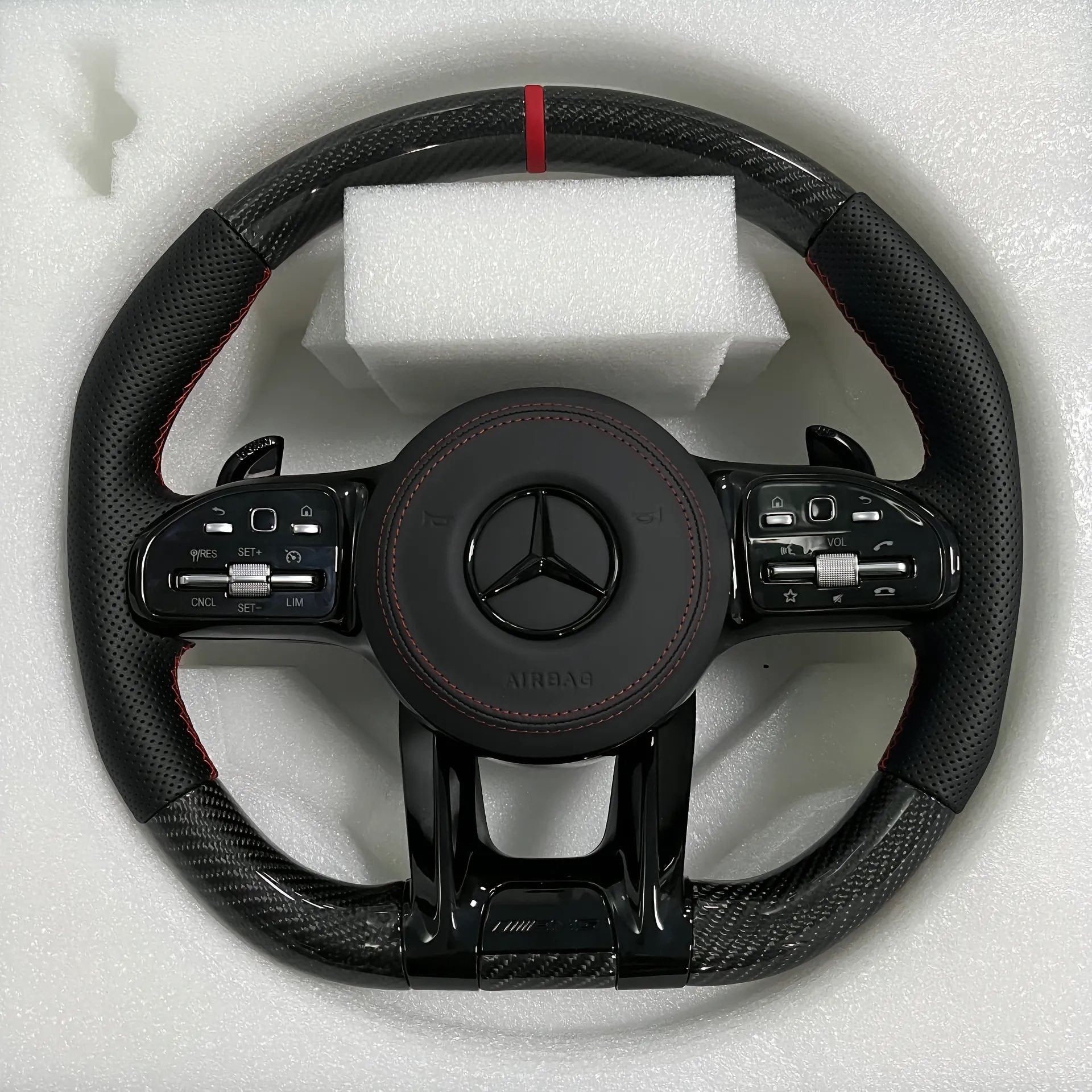 Mercedes-AMG carbon fibre steering wheel