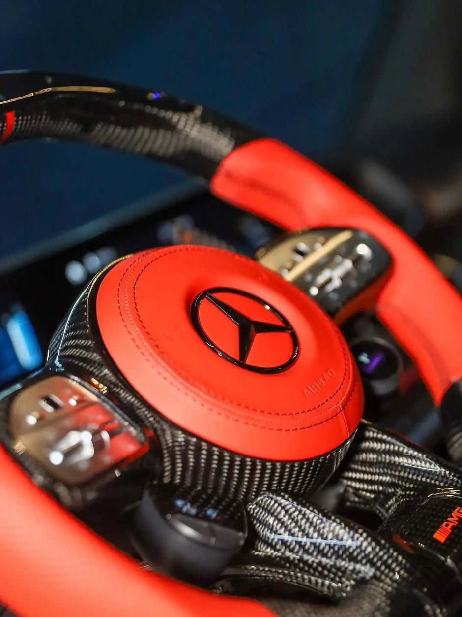 Mercedes-AMG carbon fibre steering wheel