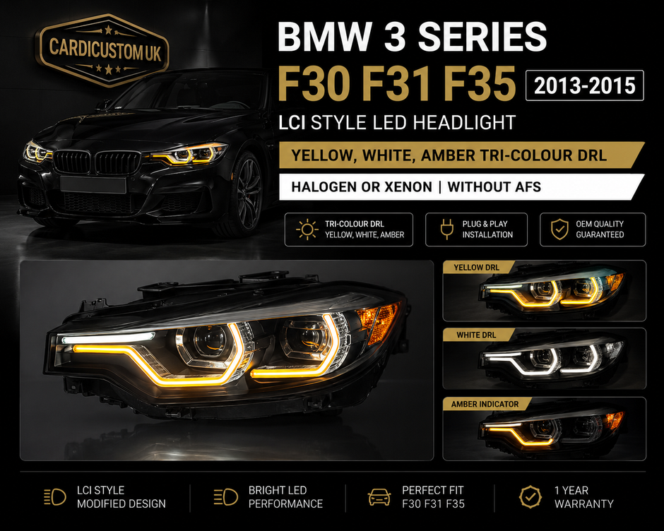BMW 3 Series F30 F31 F35 Headlight