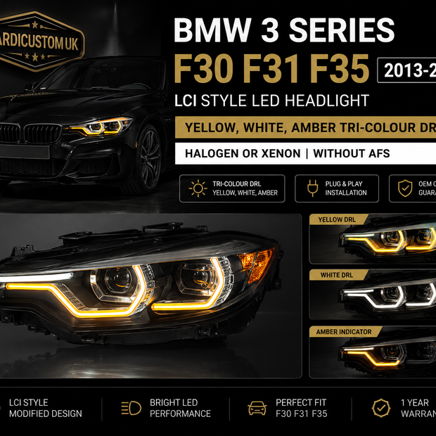 BMW 3 Series F30 F31 F35 Headlight