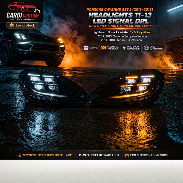 Porsche Cayenne 958.1 Headlights