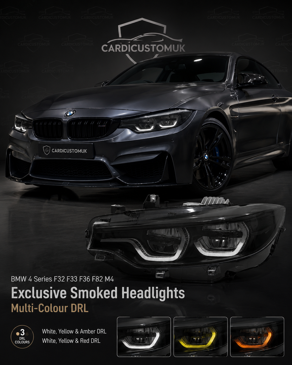 BMW 4 Series F32 F33 F36 F82 M4 Headlights