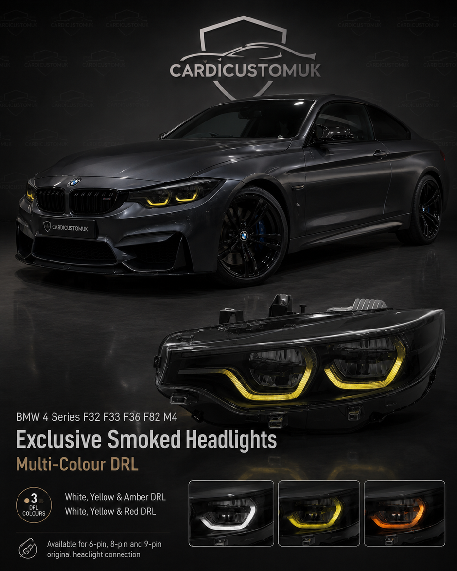 BMW 4 Series F32 F33 F36 F82 M4 Headlights