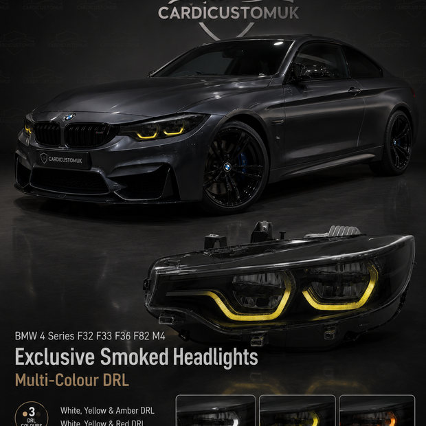 BMW 4 Series F32 F33 F36 F82 M4 Headlights