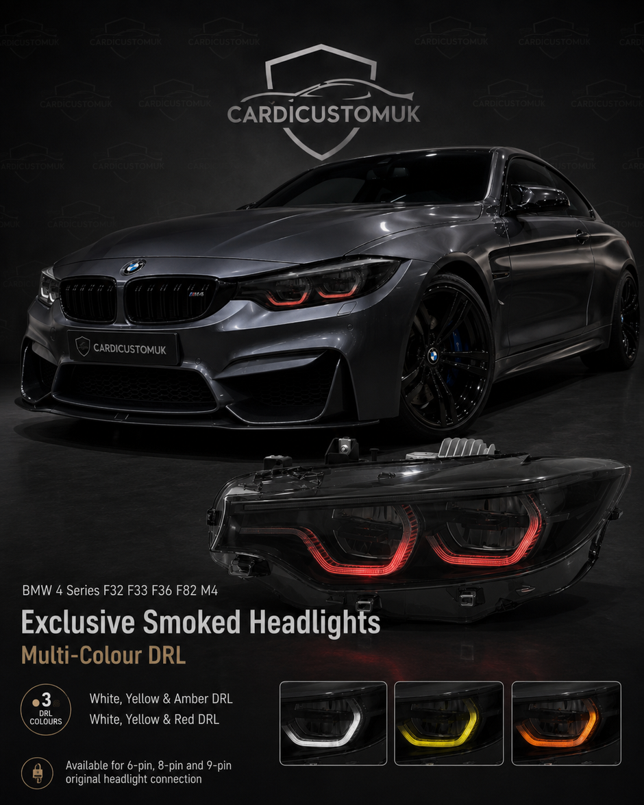 BMW 4 Series F32 F33 F36 F82 M4 Headlights