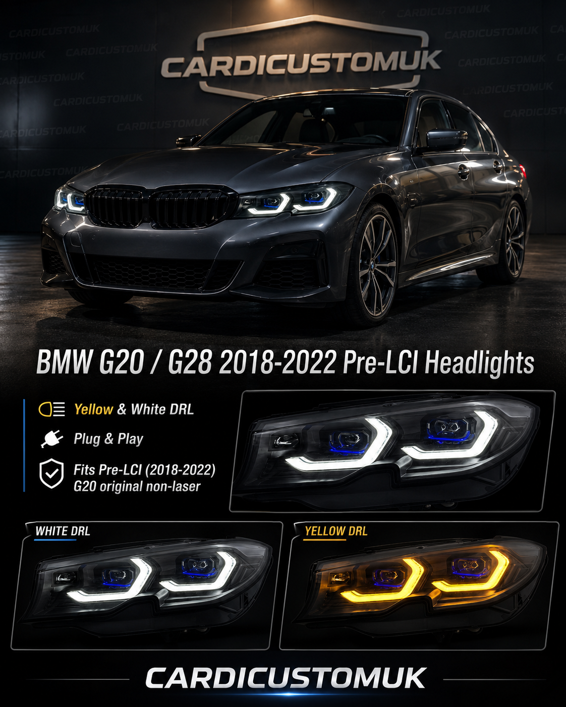 BMW G20 G28 2018-2022 Headlights