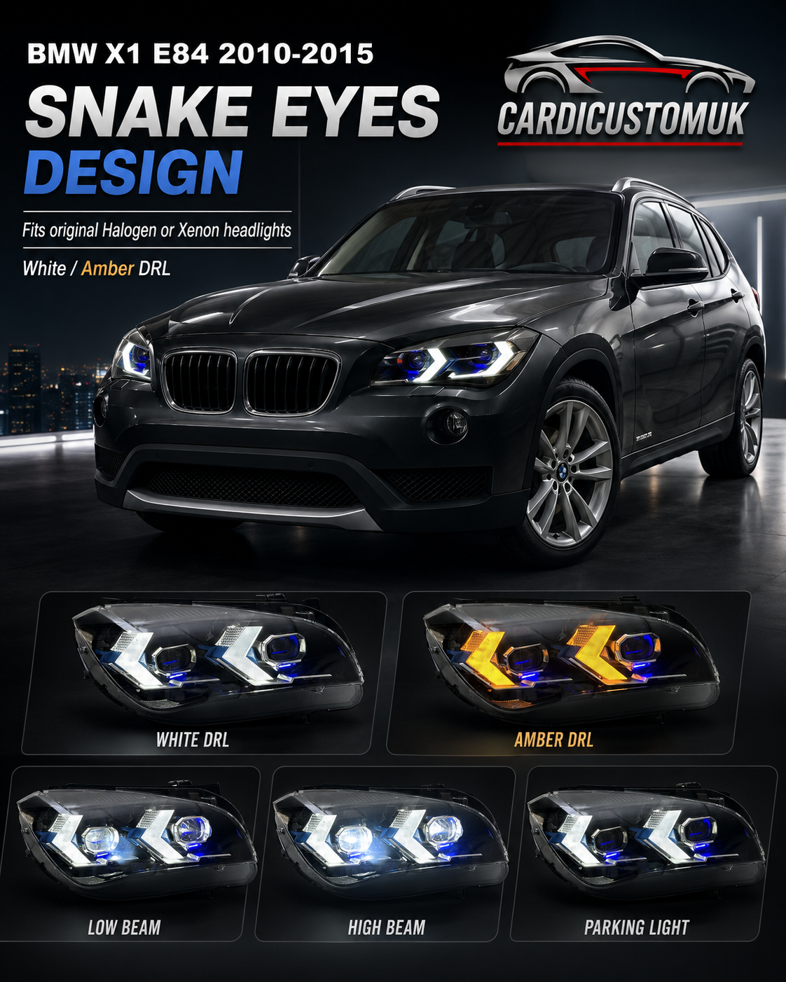BMW X1 E84 2010-2015 Headlights