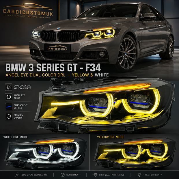 BMW 3 Series GT - F34 Headlights