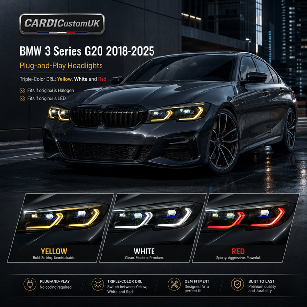 BMW 3 Series G20 Headlights