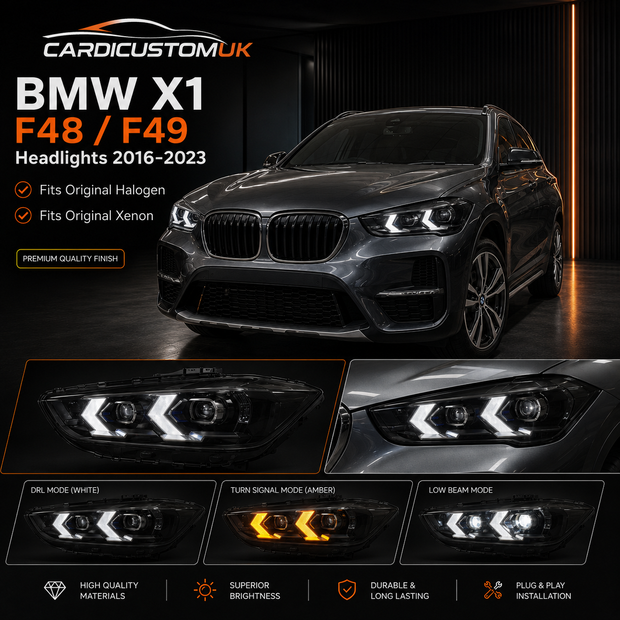 BMW X1 F48 F49 Headlights