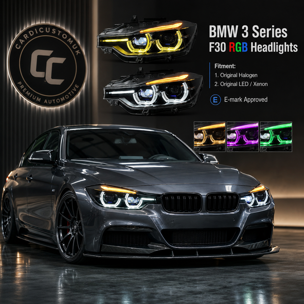 BMW 3 Series F30 RGB Headlights