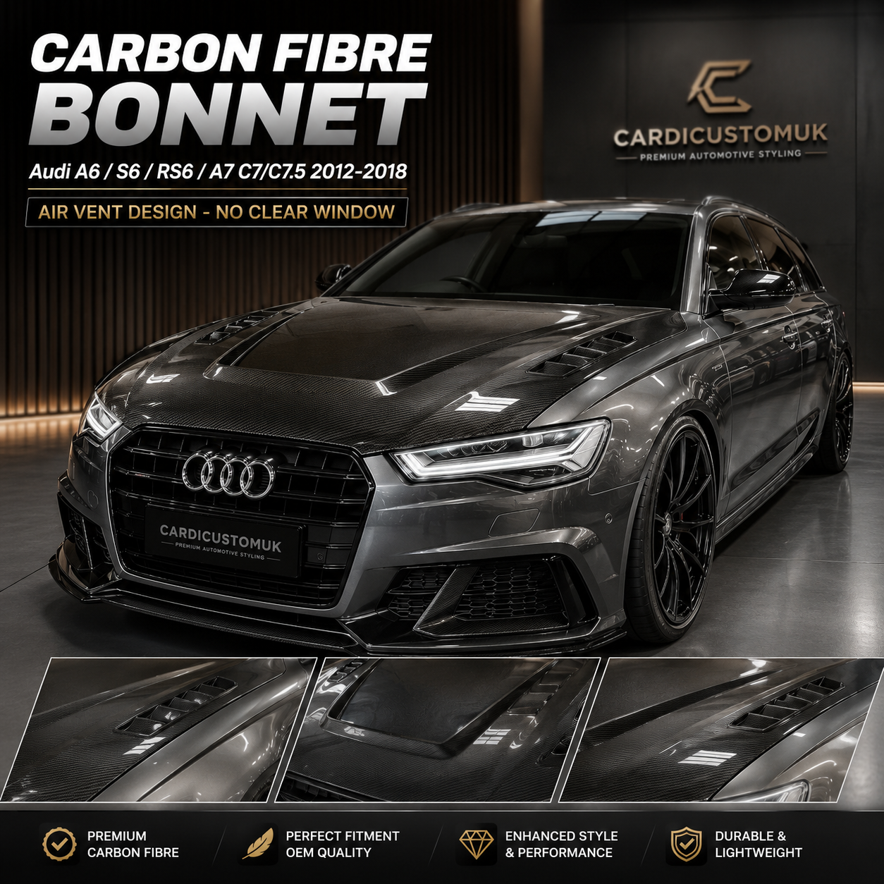 Audi Carbon Fibre Bonnet