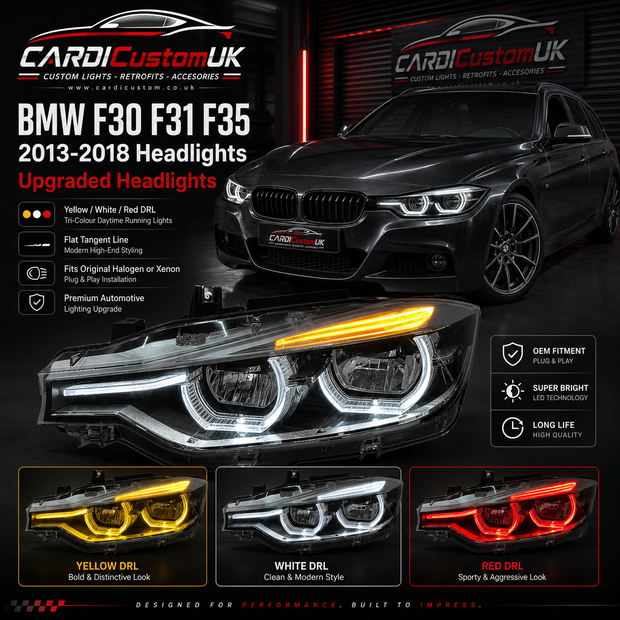 BMW F30 F31 F35 2013-2018 Headlights