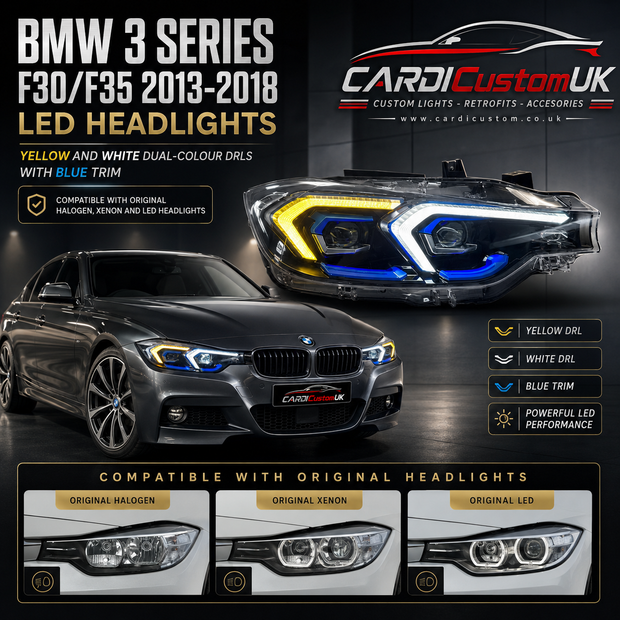 BMW 3 Series F30 / F35 2013-2018 LED Headlights