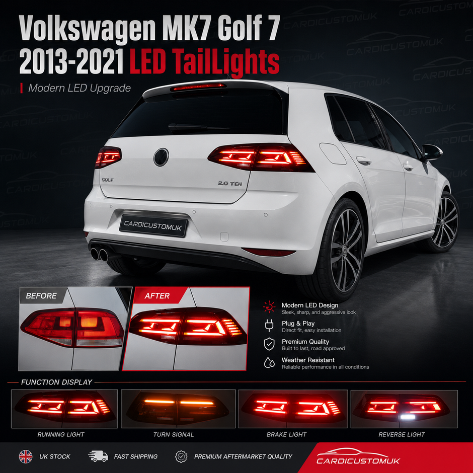 Volkswagen MK7 Golf 7 TailLights