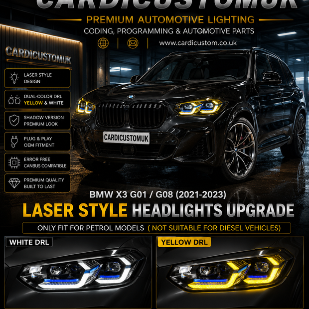 BMW X3 G01 G08 Headlights