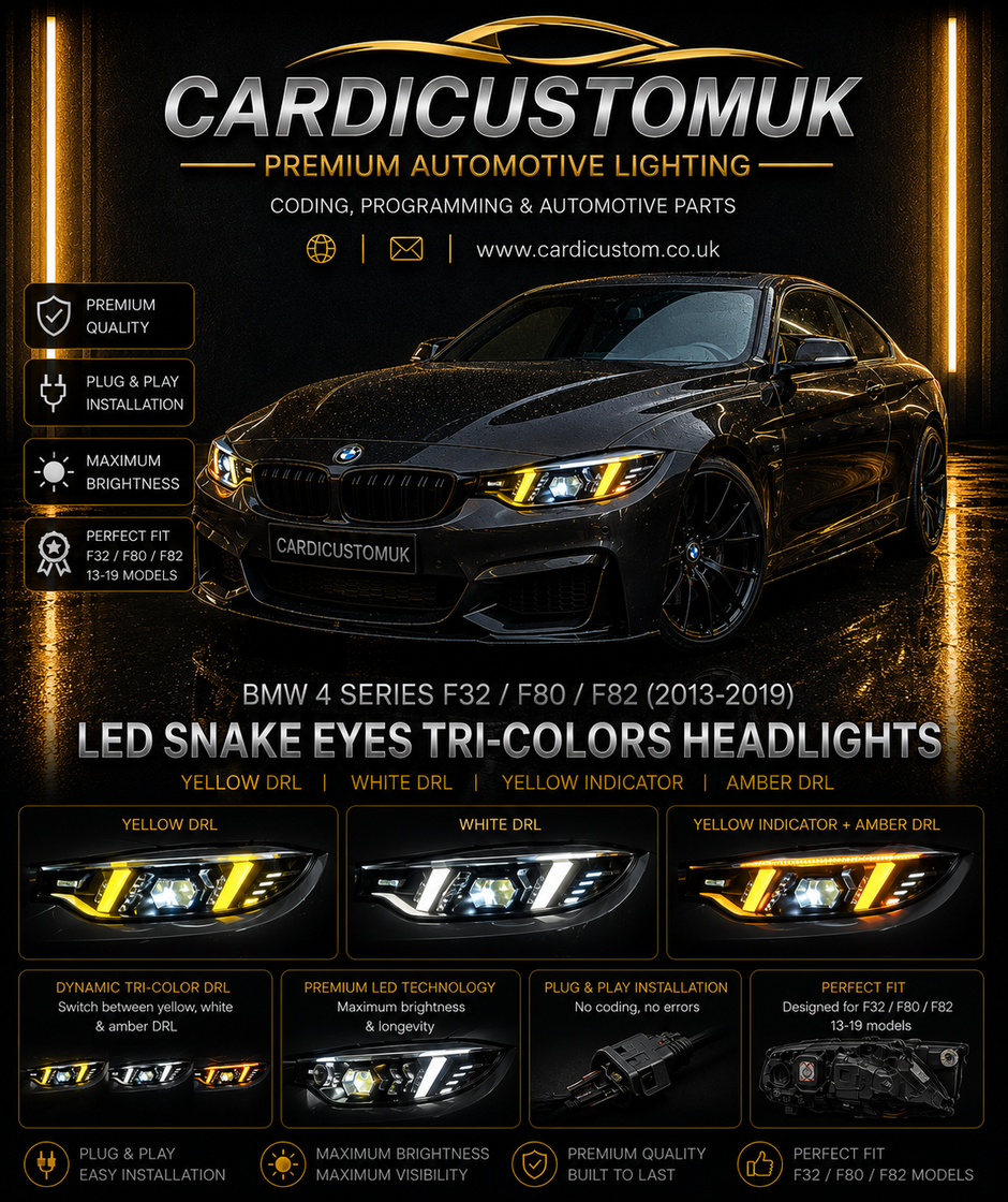 BMW 4 Series F32 F80 F82 2013-2019 Headlighs