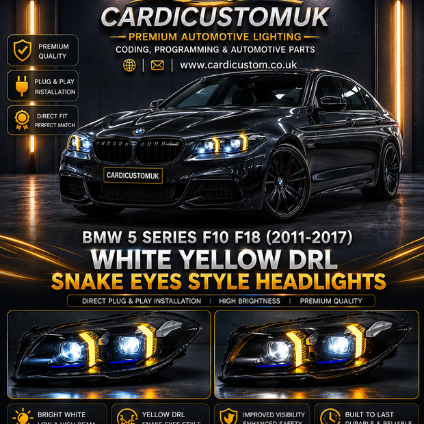 BMW 5Series F10 F18 Headlight