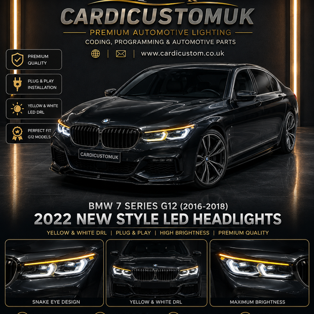 BMW 7 Series G12 LED Headlights