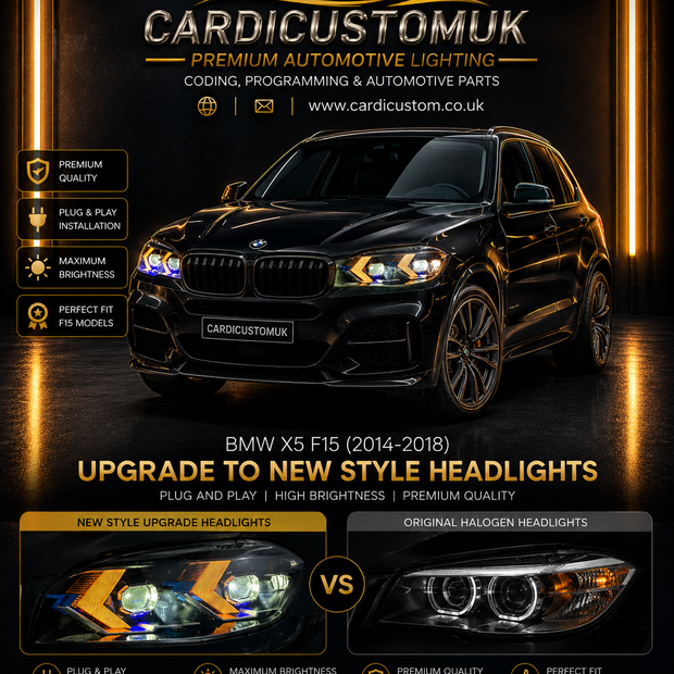 BMW X5 F15 2014-2018 Headlights
