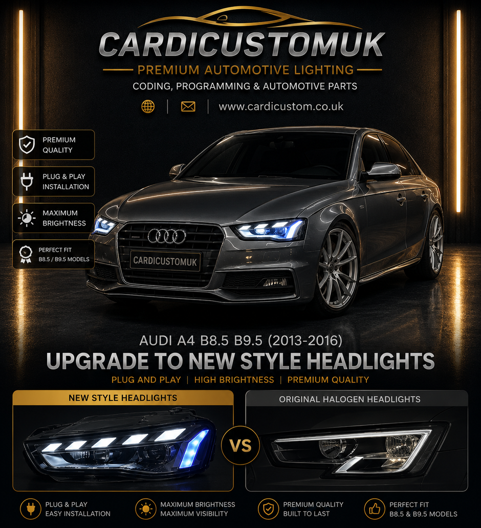 AUDI A4 B8.5 B9.5 2013-2016 Front Headlights