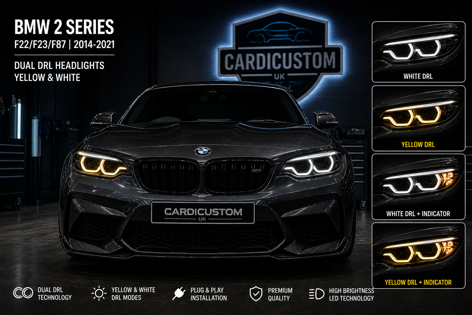 BMW 2 Series F22/F23/F87 Headlights