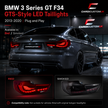 BMW 3 Series GT F34 GTS OLED LED Style Tail Light Rear Lamps Plug and Play