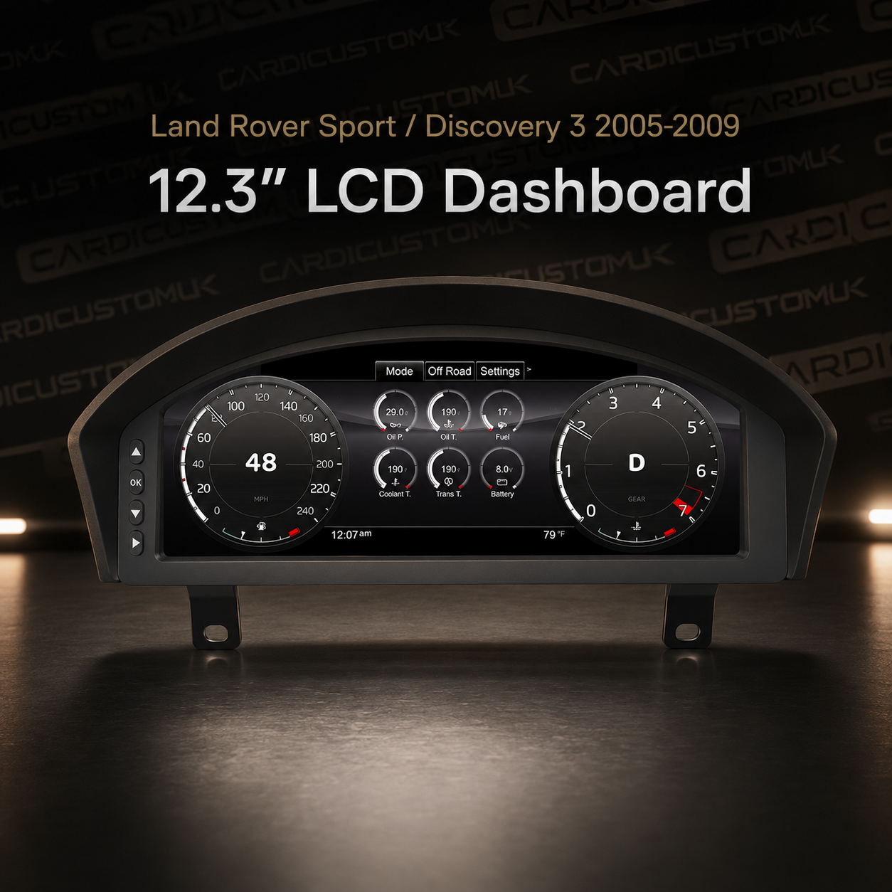 Land Rover Range Rover Sport Discovery 3 2005-2009 Digital Dashboard