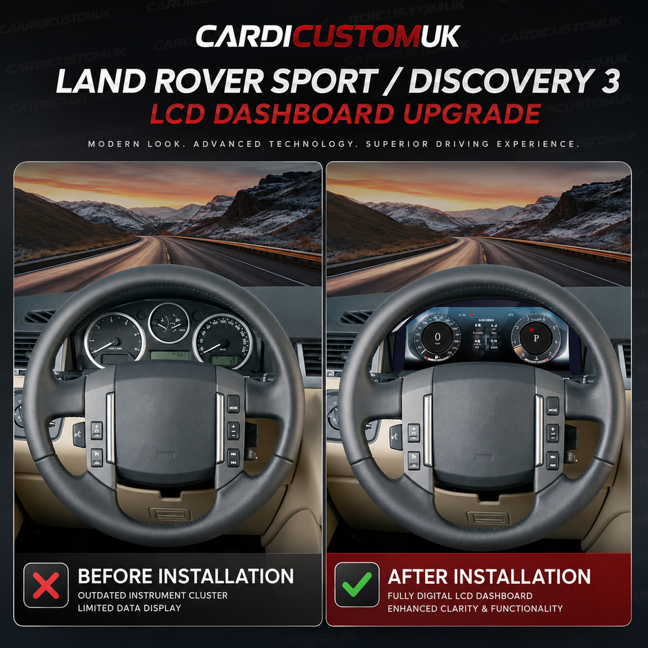 Land Rover Range Rover Sport Discovery 3 2005-2009 Digital Dashboard
