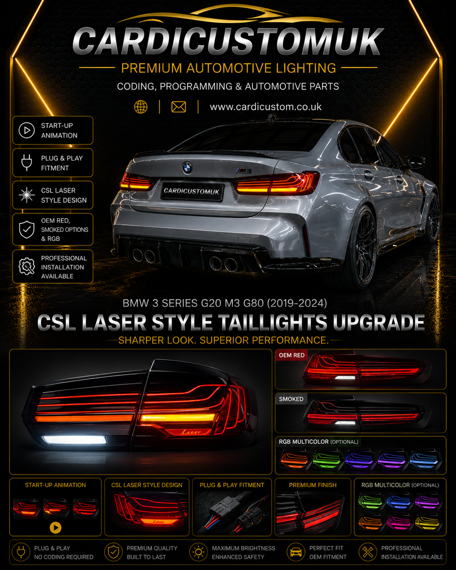 BMW 3 Series G20 G80 LED CSL Taillights