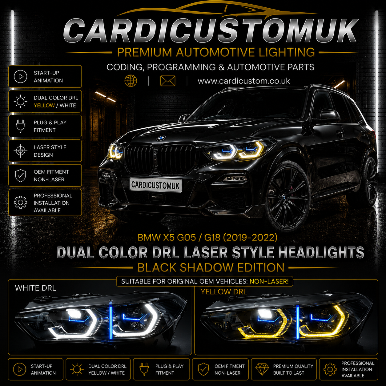 BMW X5 19-23 G05 Headlights