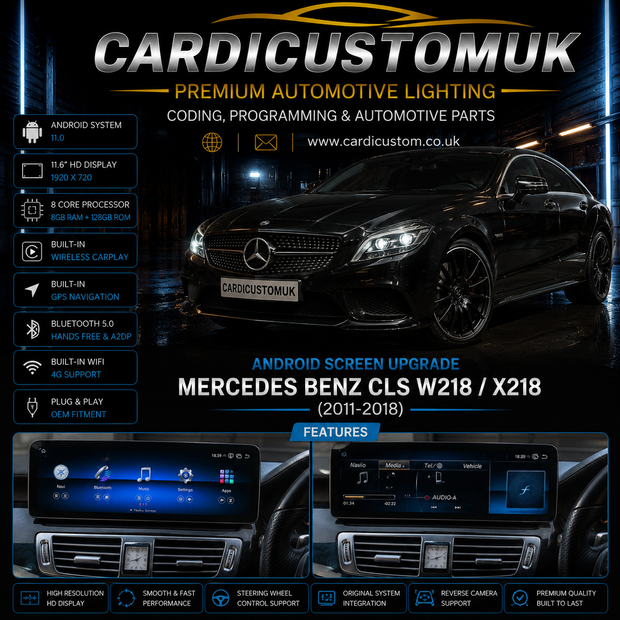 Mercedes Benz CLS W218 / X218  Android Screen