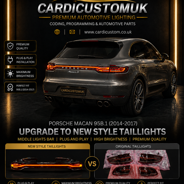 Porsche Macan 95B.1 2014-2017 Taillights Assembly Turn signal Lights