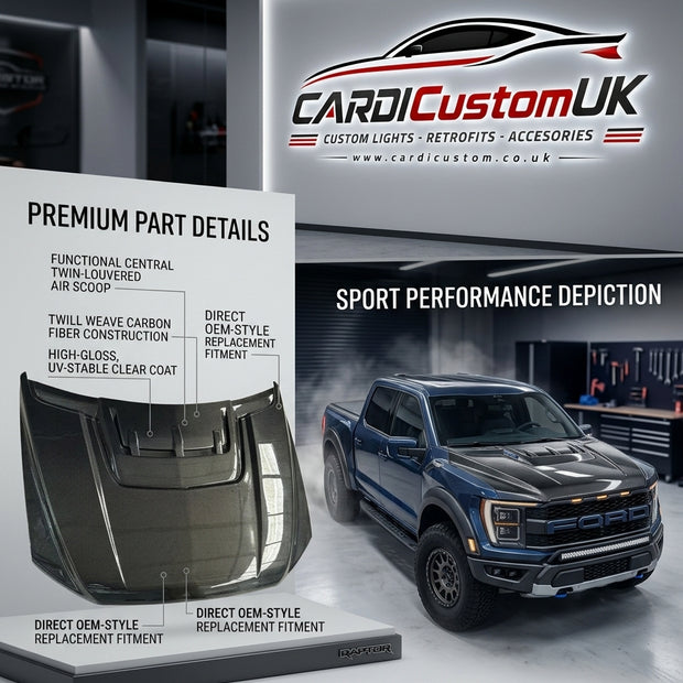 Ford Raptor F-150 Carbon Fibre Engine Hood
