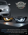 BMW 1 Series F20 2012-2015 Headlamps for BMW M1 F20