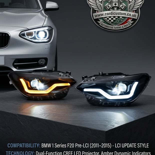 BMW 1 Series F20 2012-2015 Headlamps for BMW M1 F20