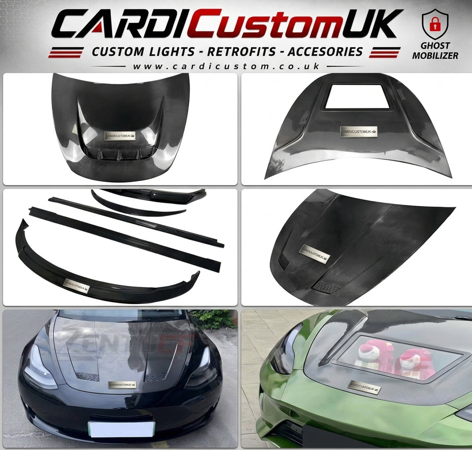 Tesla Model S Carbon Fiber Hood