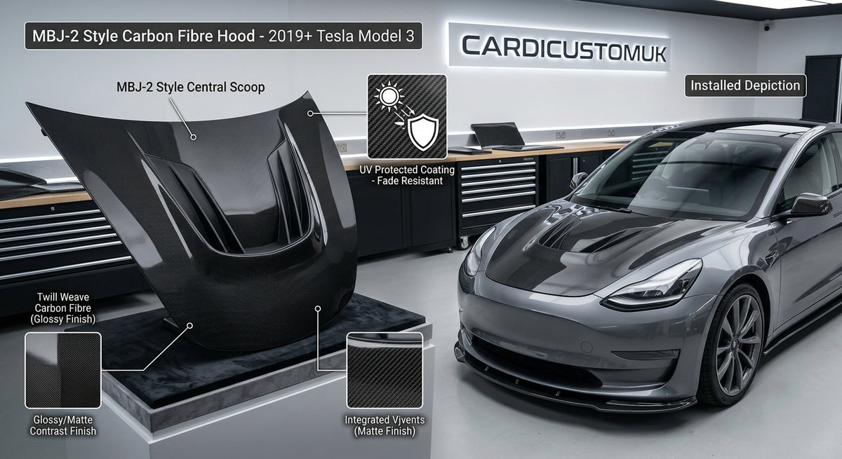 Tesla Model S Carbon Fiber Hood