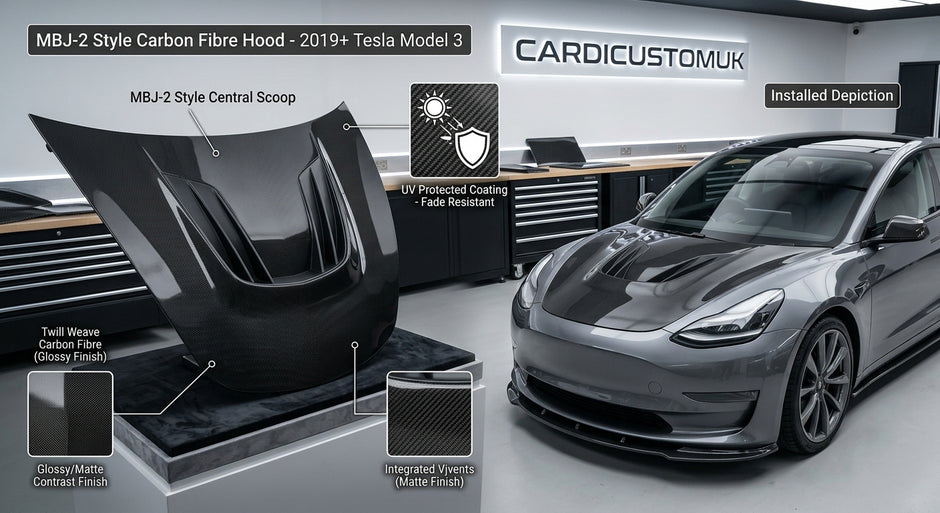 Tesla Model S Carbon Fiber Hood