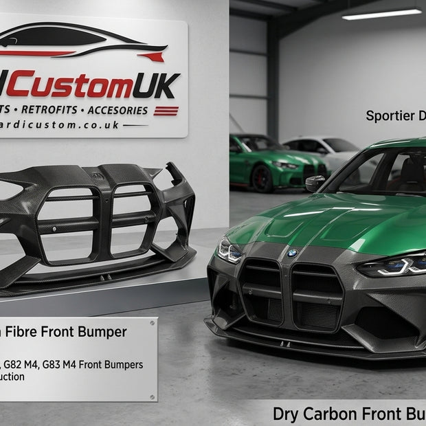 BMW M3 M4 Dry Carbon Fiber Front Bumper