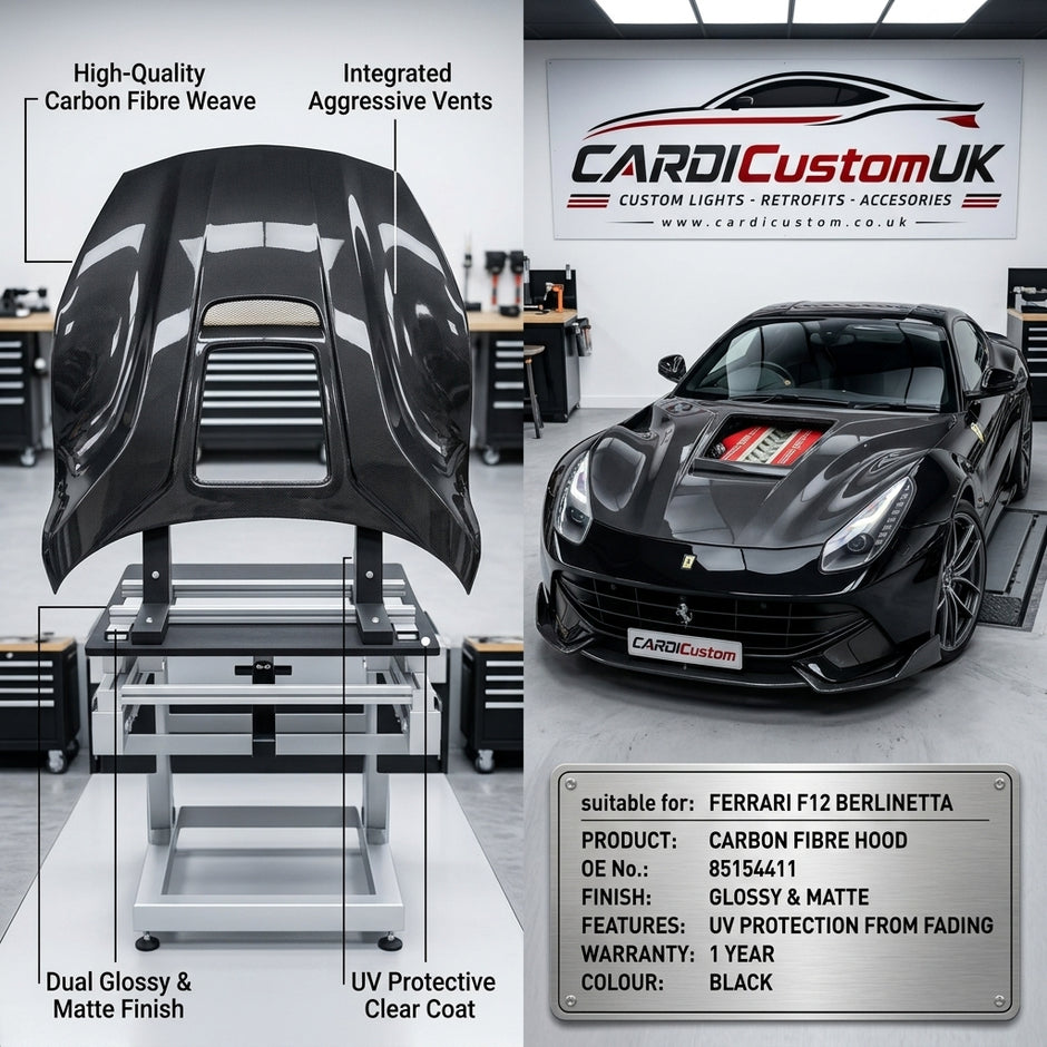 Ferrari F12 Berlinetta Carbon Fiber Hood